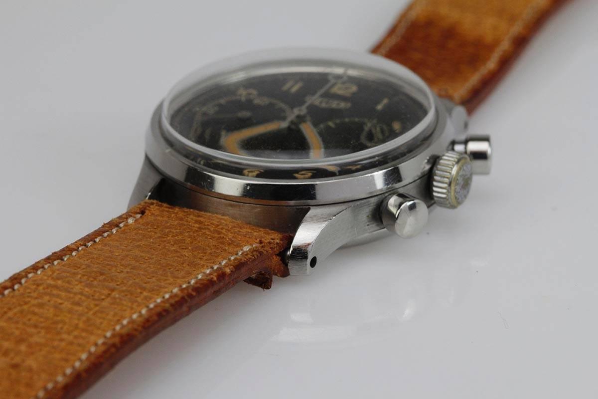 Heuer Stainless Steel Mini Chronograph Wristwatch 2