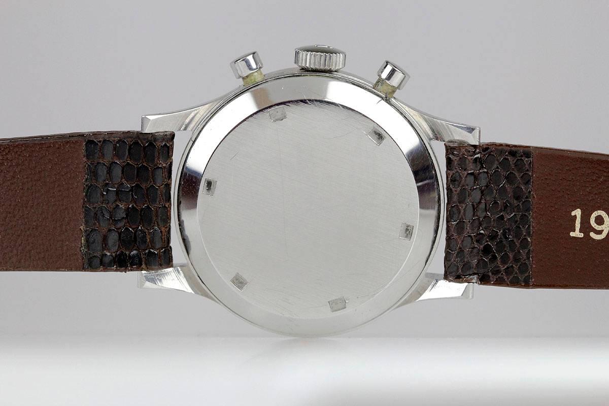 Men's Wittnauer Stainless Steel Chronograph Wristwatch Ref 3256, circa 1960