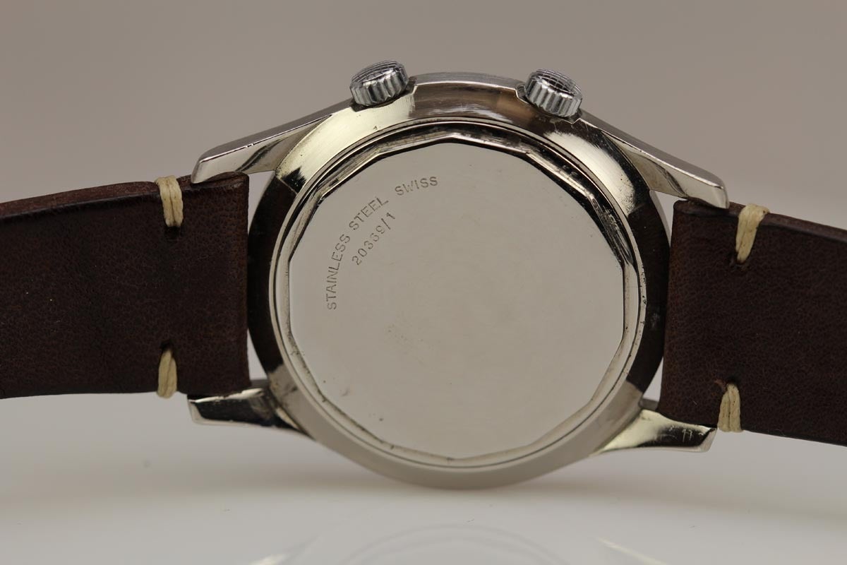 Universal Geneve Stainless Steel Polerouter Sub Wristwatch at 1stDibs ...