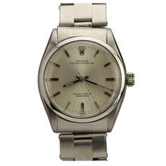 Rolex Stainless Steel Oyster Perpetual Wristwatch Ref 6564