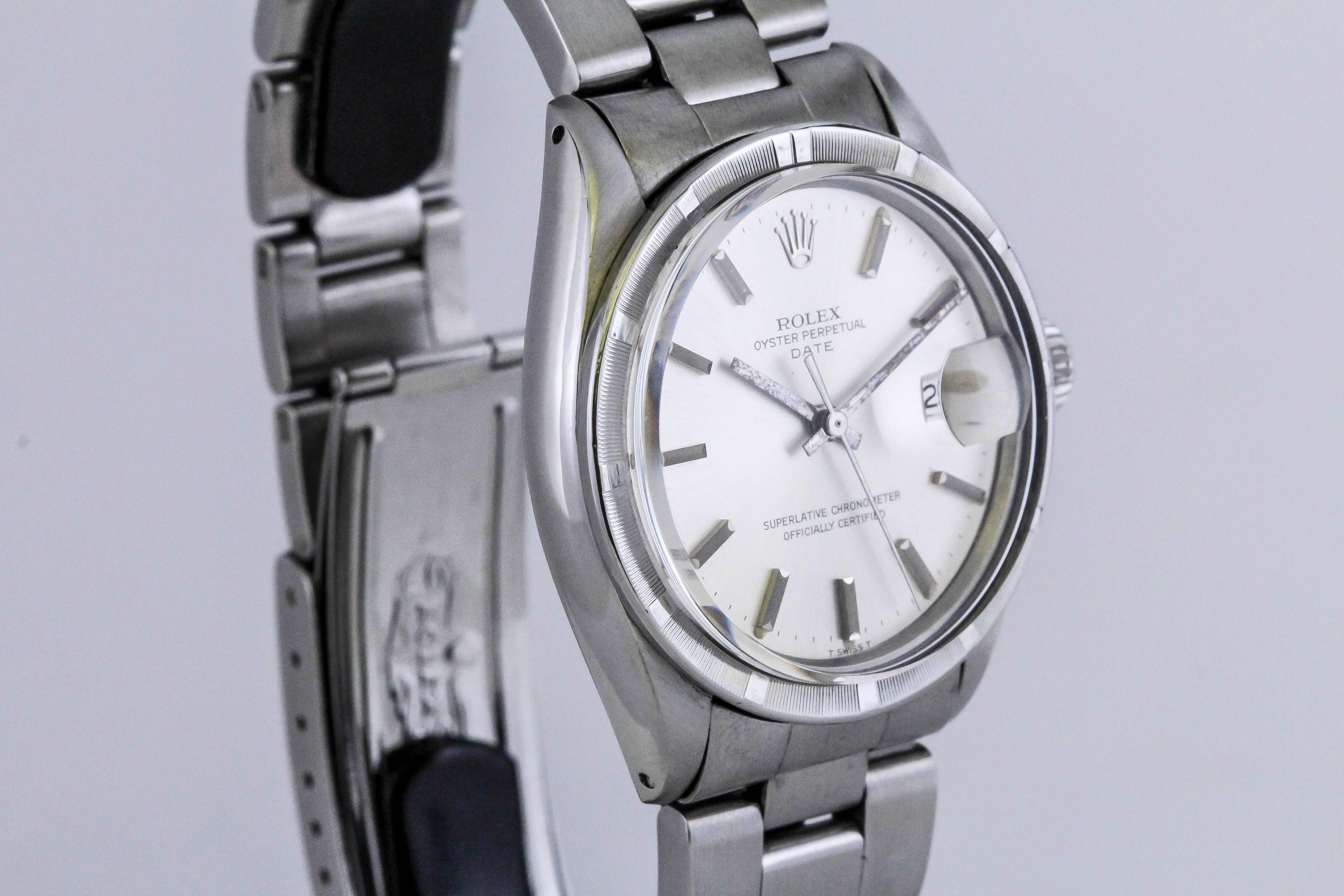 Rolex Stainless Steel Date Wristwatch Ref 1501, circa 1970 3