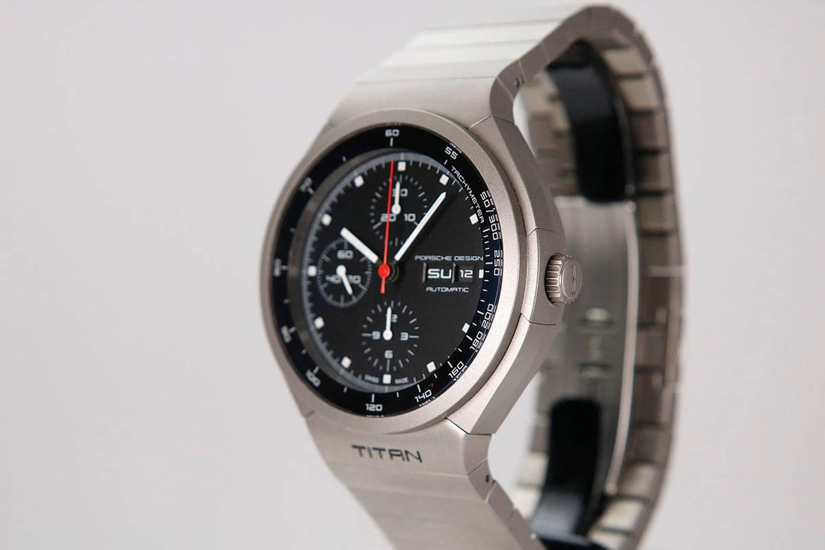 Eterna Titanium 30 Anniversary Porsche Design Titan Wristwatch Ref P’6530 In Excellent Condition In Miami Beach, FL