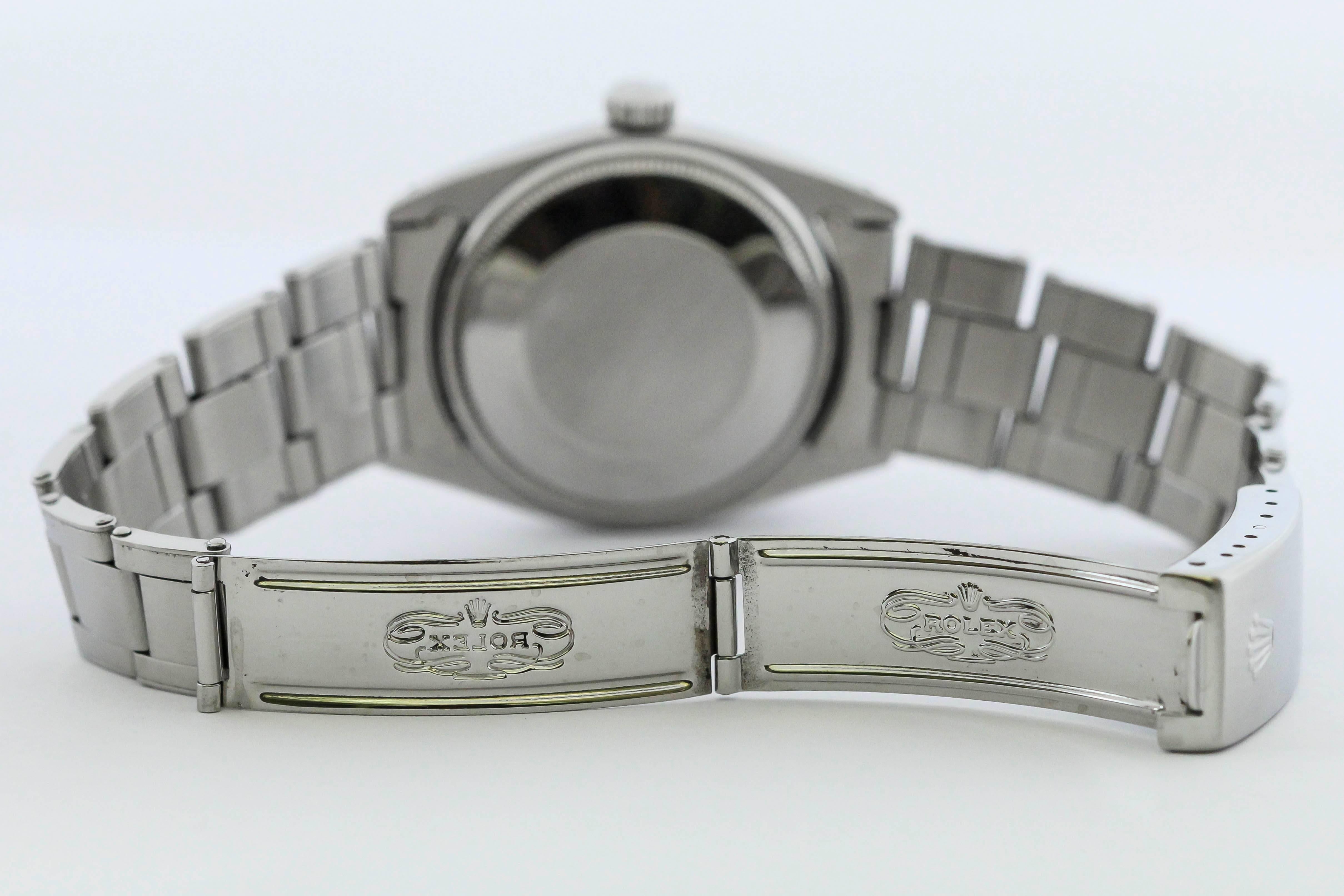 Rolex Stainless Steel Date Automatic Wristwatch Ref 1500, circa 1961 1