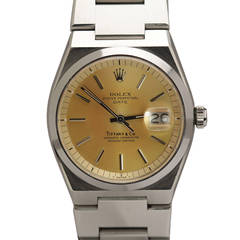 Rolex Stainless Steel Oyster Perpetual Date Ref 1530 Retailed by Tiffany & Co.