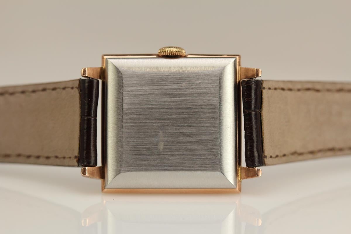 Rolex Rose Gold Stainless Steel Precision Wristwatch Ref 4330 In Excellent Condition In Miami Beach, FL