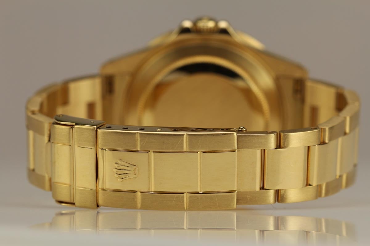 Rolex Yellow Gold GMT-Master II Wristwatch Ref 16718 1