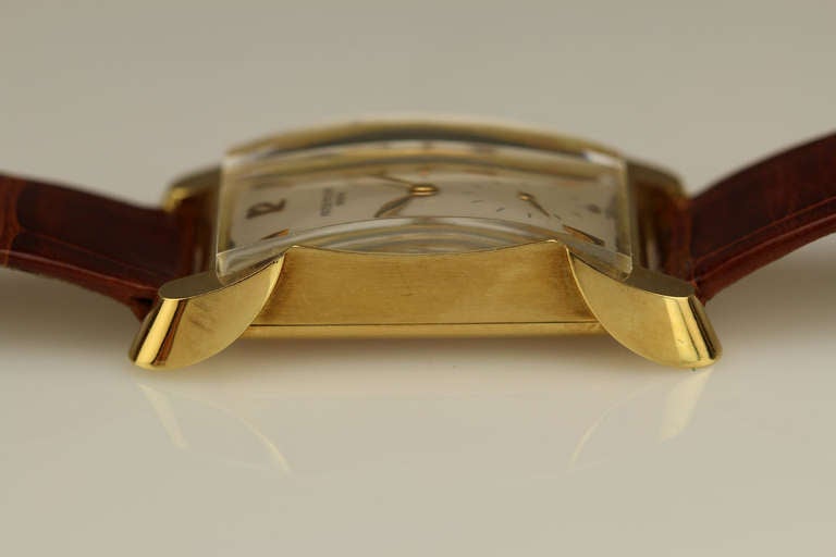 Patek Philippe Rose Gold Rectangular Wristwatch with Unusual Lugs Ref 2503 2