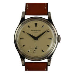 Patek Philippe Stainless Steel Wristwatch Ref 2509 circa 1953