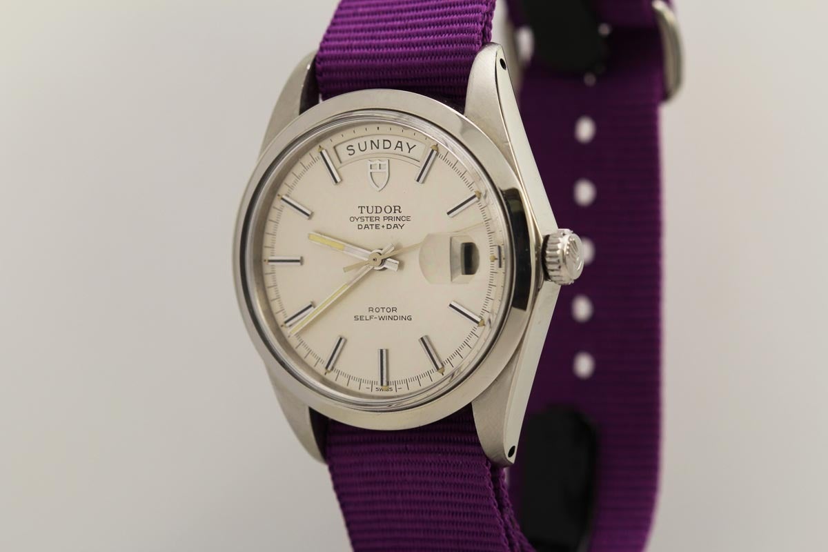 Tudor Stainless Steel Oyster Prince Date+Day Wristwatch Ref 7017