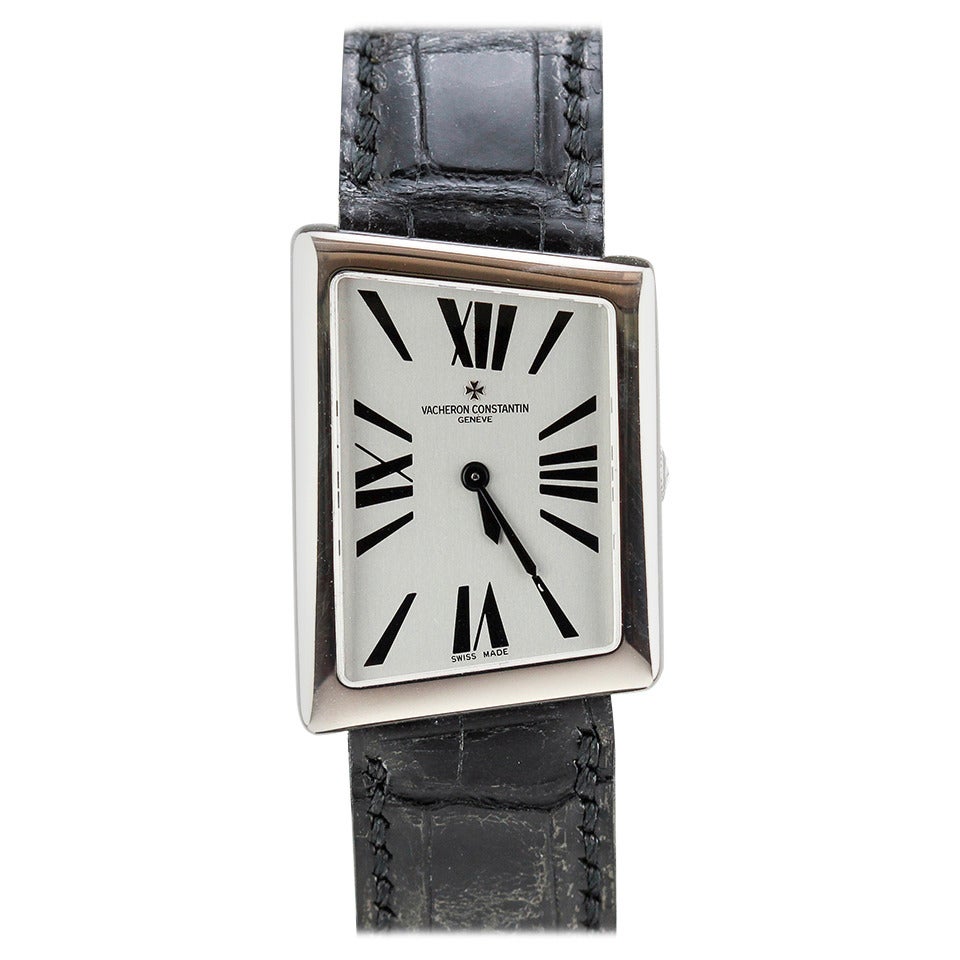 Vacheron Constantin White Gold MCMLXXII 1972 Asymmetric Wristwatch Ref 37010