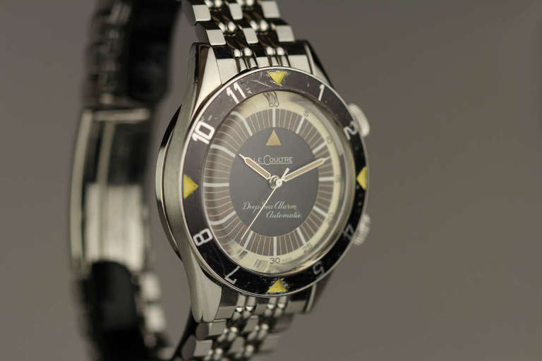 LeCoultre Stainless Steel Deep Sea Alarm Automatic Diver's Wristwatch In Good Condition In Miami Beach, FL