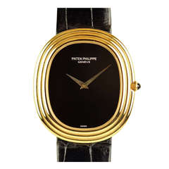 Patek Philippe Gelbgold Ellipsen-Armbanduhr Ref 3634