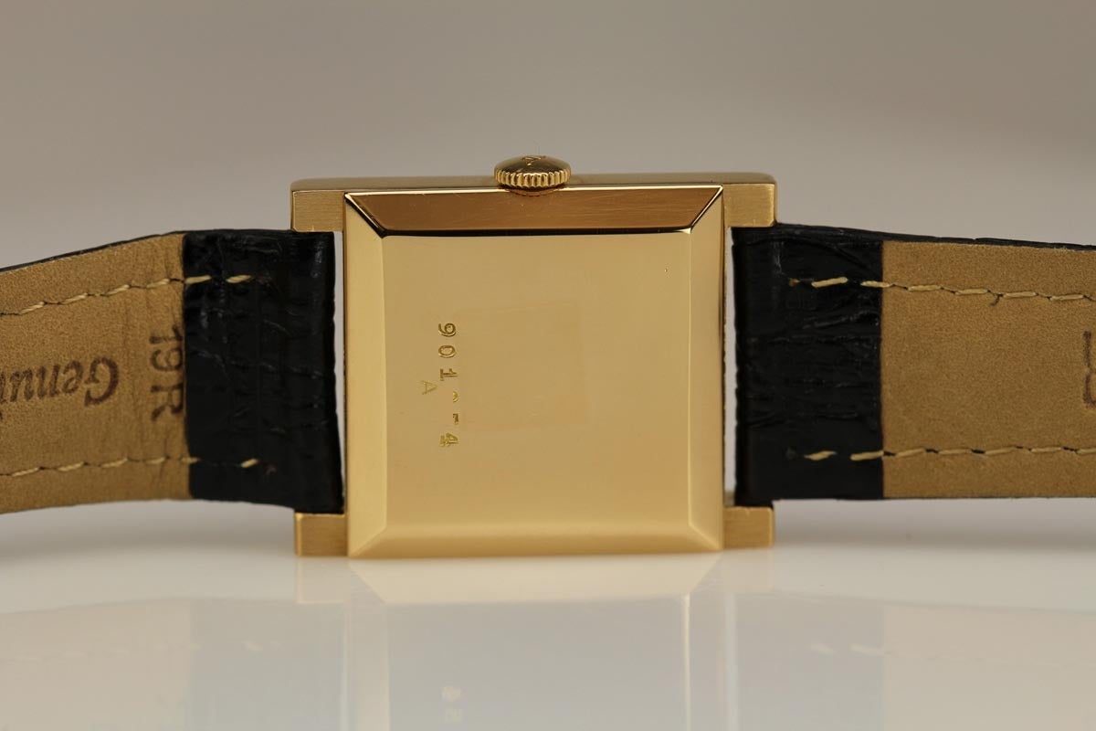 Jaeger LeCoultre Yellow Gold Dress Wristwatch 4
