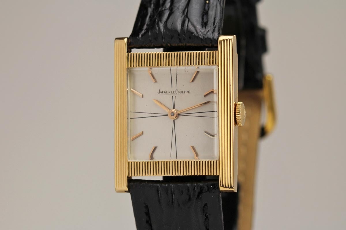 Men's Jaeger LeCoultre Yellow Gold Dress Wristwatch