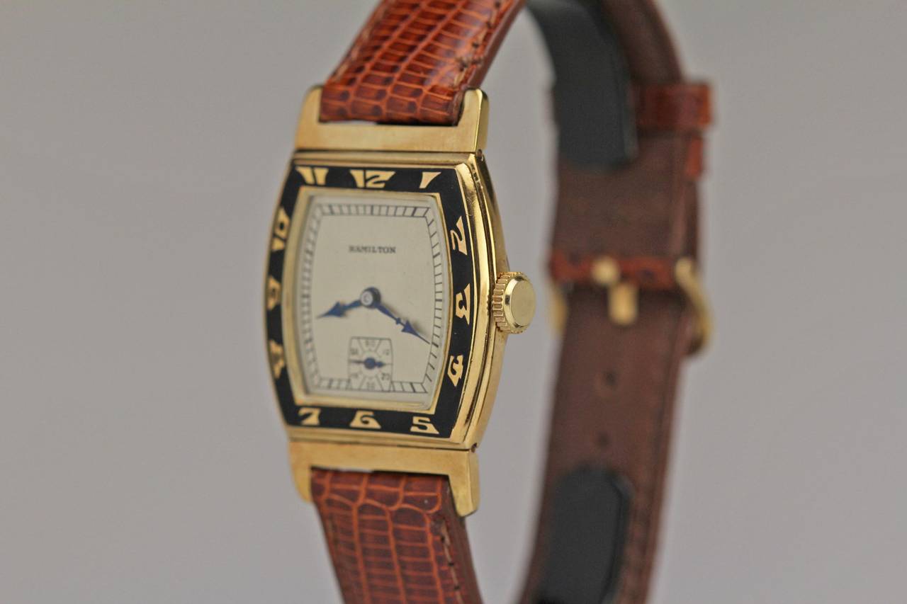 Hamilton Yellow Gold Coronado Wristwatch 3