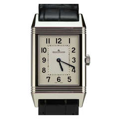 Jaeger-LeCoultre Stainless Stee Grande Reverso Ultra Thin Wristwatch circa 2013