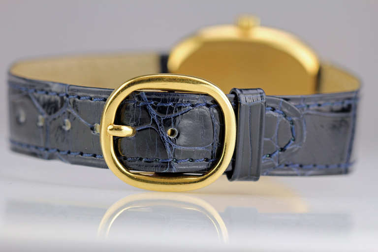Gelbgold Ellipsen-Armbanduhr von Patek Philippe mit Hobnail-Lünette Ref 3989, Gelbgold 1