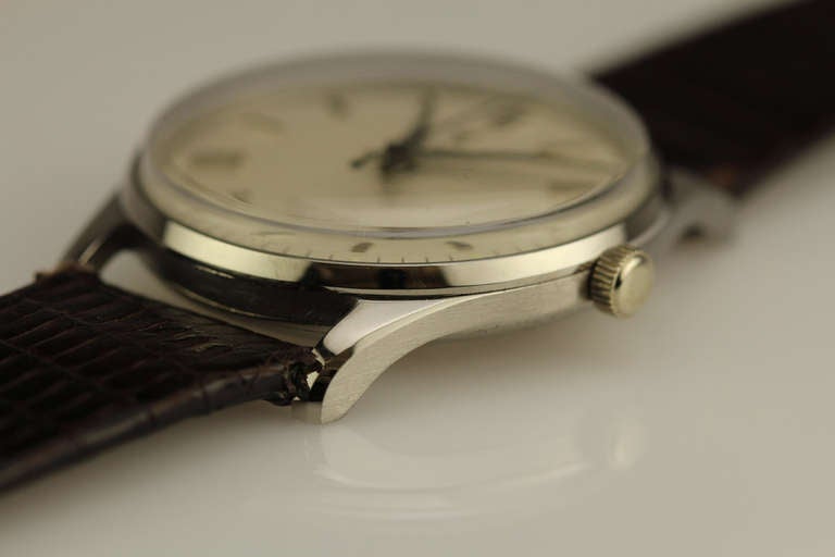 Rolex Stainless Steel Precision Wristwatch Ref 8051 circa 1950s 1