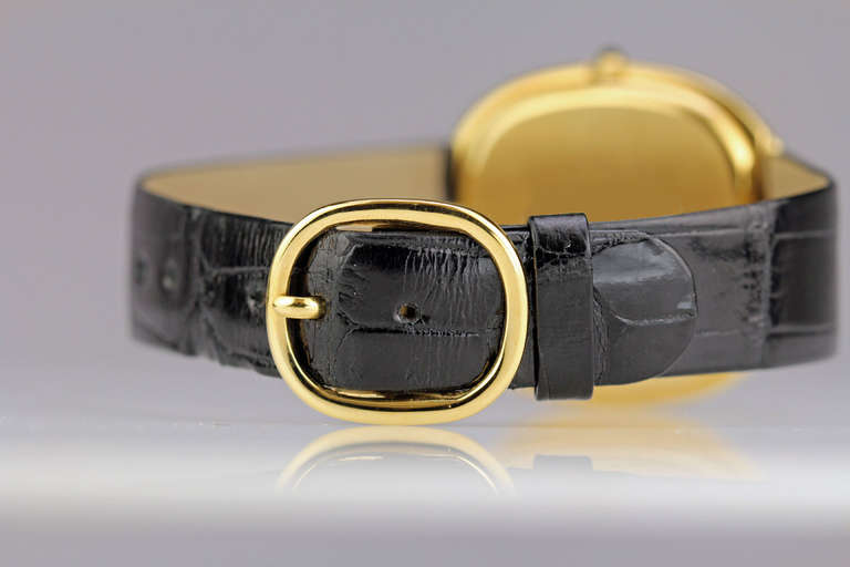 Patek Philippe Gelbgold Ellipsen-Armbanduhr Ref 3634 4