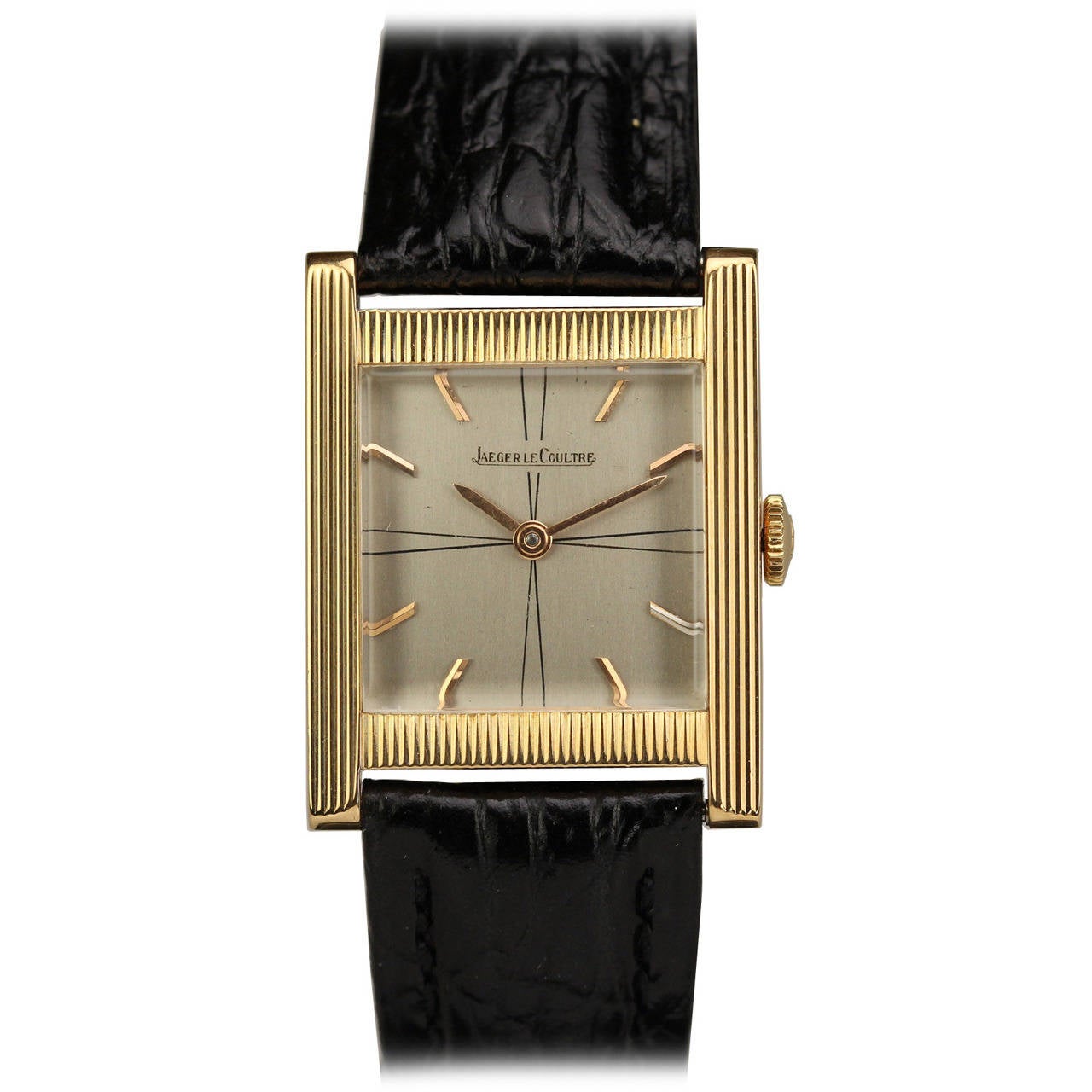 Jaeger LeCoultre Yellow Gold Dress Wristwatch