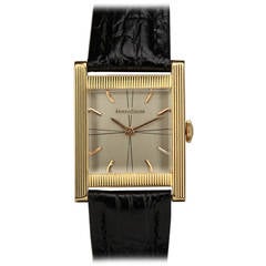 Vintage Jaeger LeCoultre Yellow Gold Dress Wristwatch