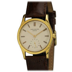 Patek Philippe Yellow Gold Calatrava Wristwatch Ref 3438