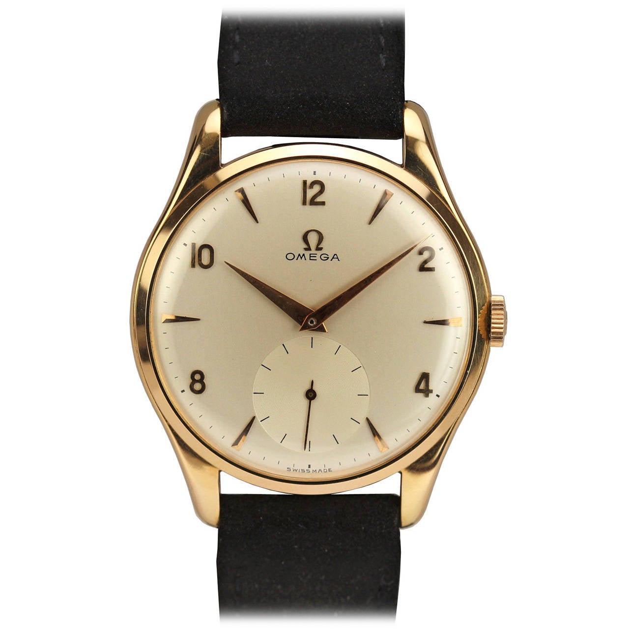 Omega Rose Gold Calatrava Wristwatch Ref 2620