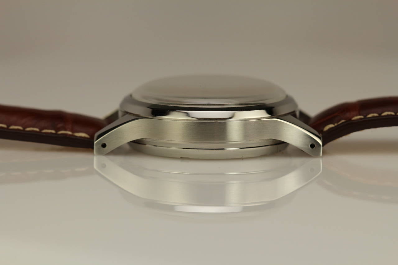 Minerva Stainless Steel Chronograph Wristwatch 1