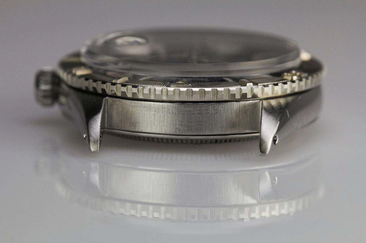 Rolex Stainless Steel Datejust WG Thunderbird Bezel Wristwatch Ref 1625 In Excellent Condition In Miami Beach, FL
