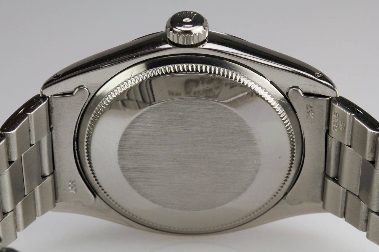 Men's Rolex Stainless Steel Oyster Perpetual Date Wristwatch Ref 1500