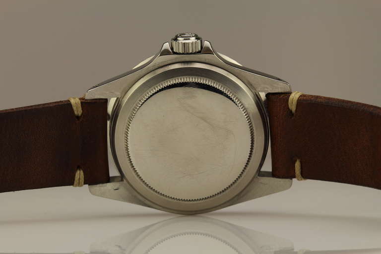 Rolex Stainless Steel Submariner Wristwatch with Gilt Dial Ref 5512 circa 1962 4