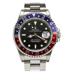 Rolex Stainless Steel GMT Master Chronometer Wristwatch Ref 16700