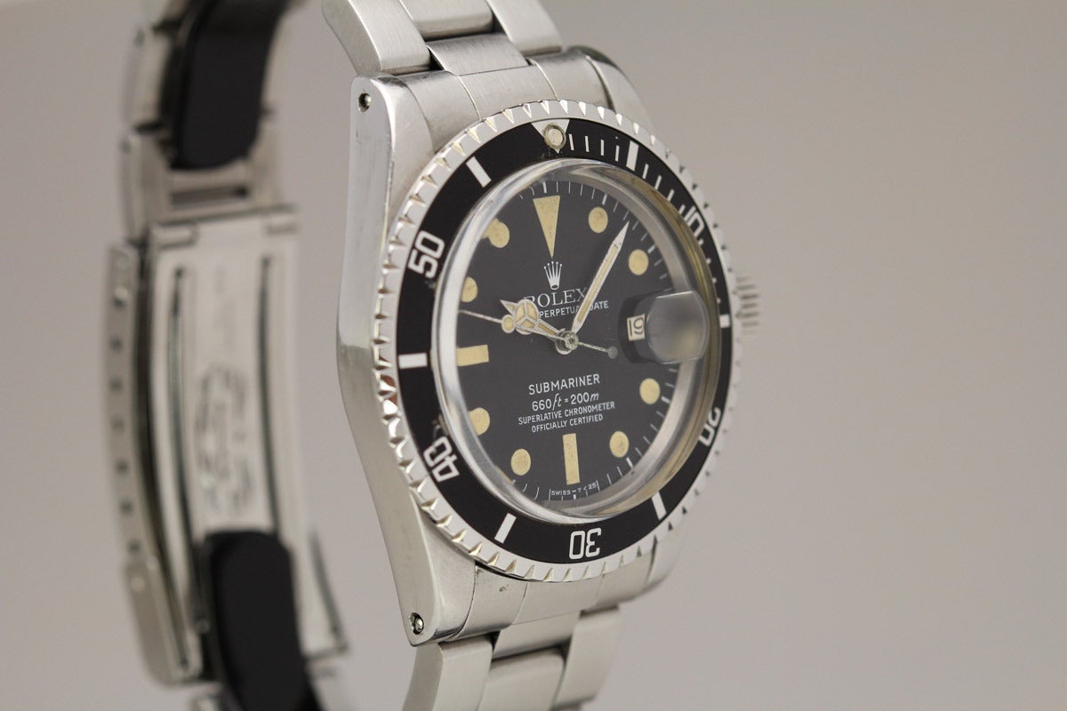 Men's Rolex Stainless Steel Submariner Date Wristwatch Ref 1680