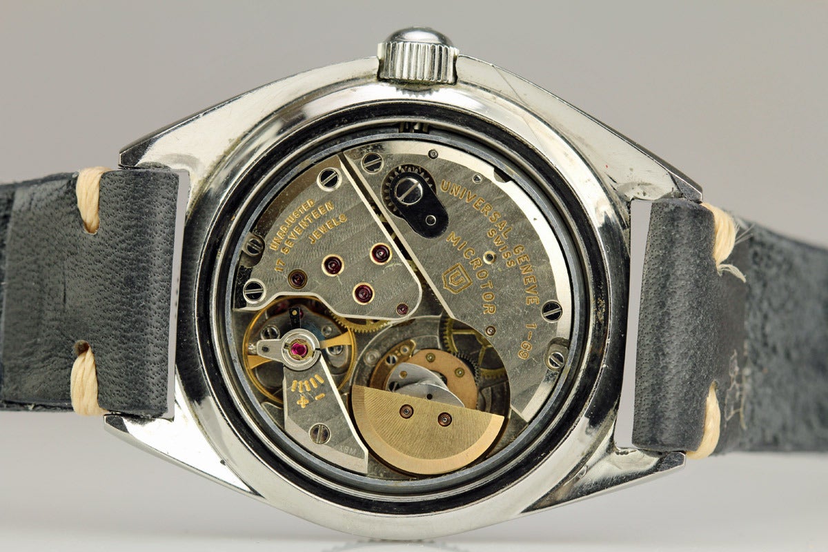 Universal Geneve Stainless Steel Polerouter Sub Wristwatch 1
