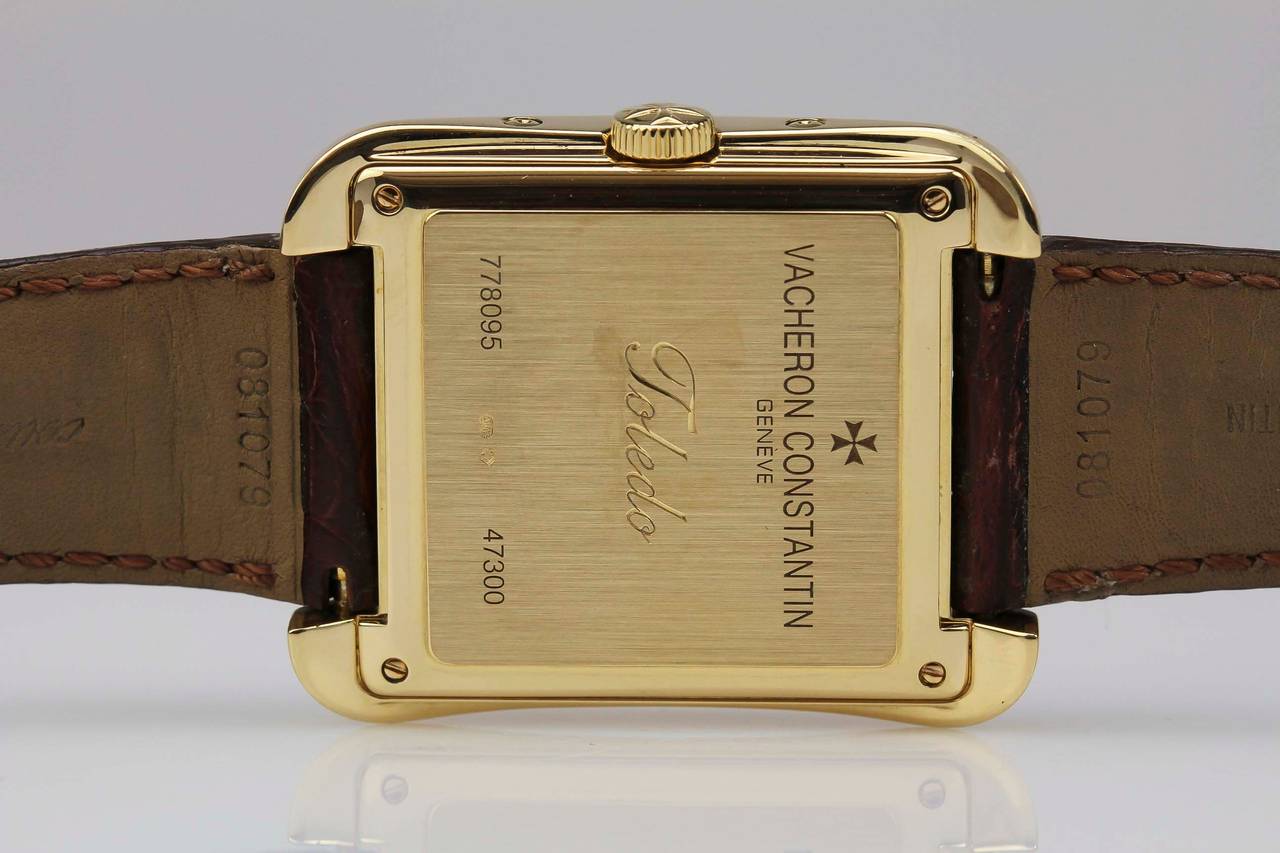 Vacheron Constantin Yellow Gold Toledo Automatic Wristwatch Ref 47300 2