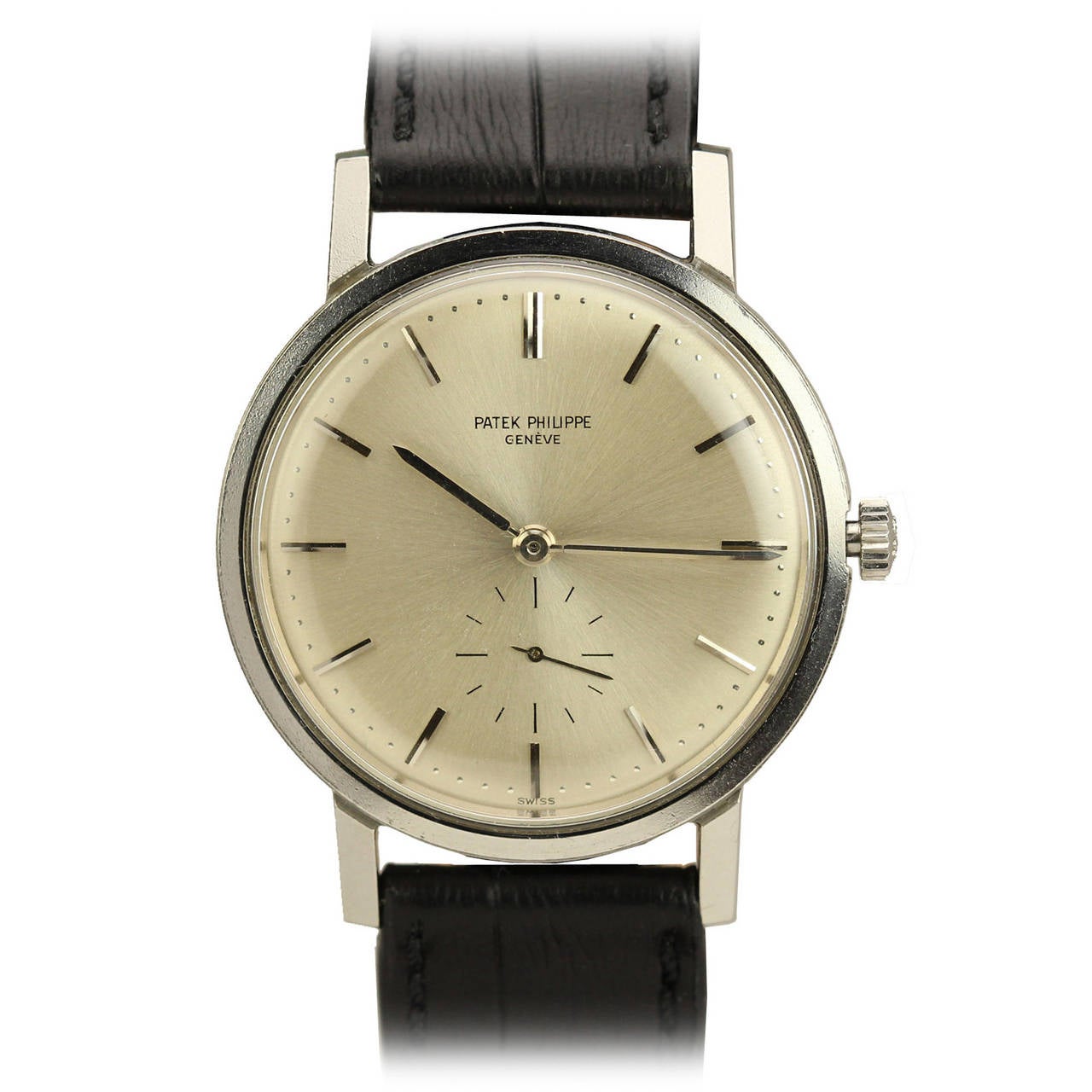 Patek Philippe Stainless Steel Calatrava Automatic Wristwatch Ref 3466 For  Sale at 1stDibs | patek 3466 watch