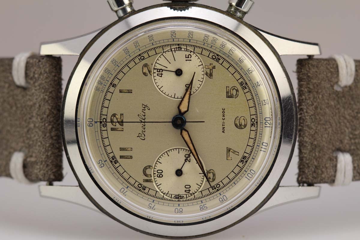 Men's Breitling Stainless Steel Premier Chronograph Wristwatch Ref 777