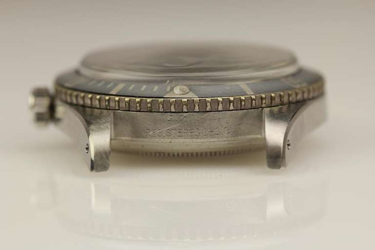 Men's Rolex Stainless Steel Submariner James Bond Wristwatch Ref 5508 circa 1958