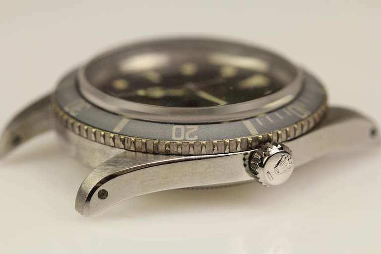 Rolex Stainless Steel Submariner James Bond Wristwatch Ref 5508 circa 1958 2