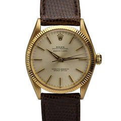 Rolex Gelbgold Oyster Perpetual " Serpico Y Laino" Armbanduhr Ref 1005