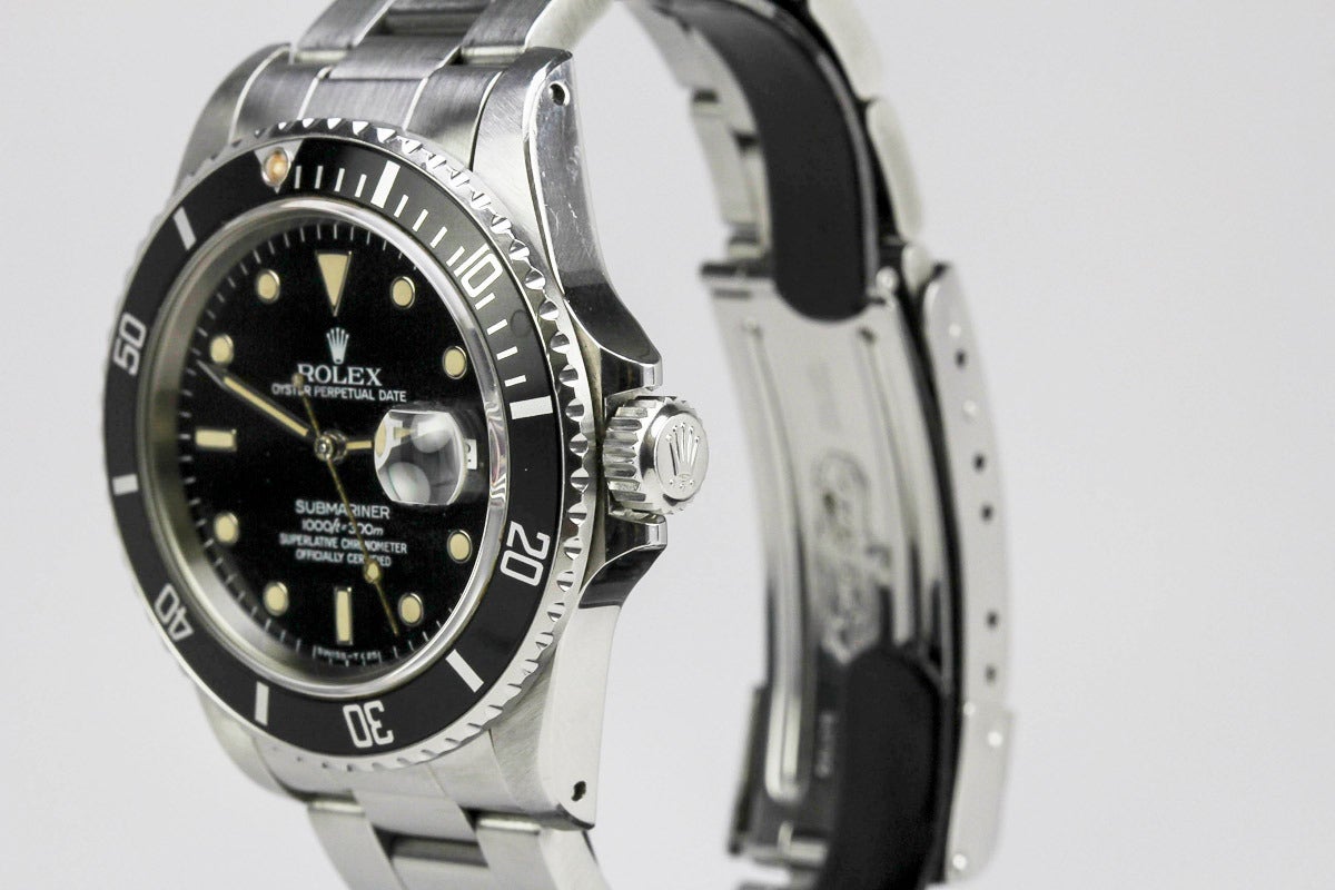 Rolex Stainless Steel Submariner Wristwatch Ref 16800 3