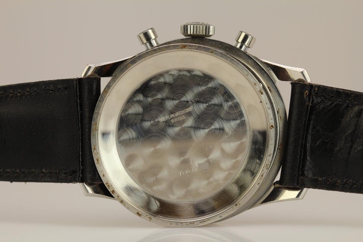 Breitling Stainless Steel Navitimer Chronograph Wristwatch c. 1955 1