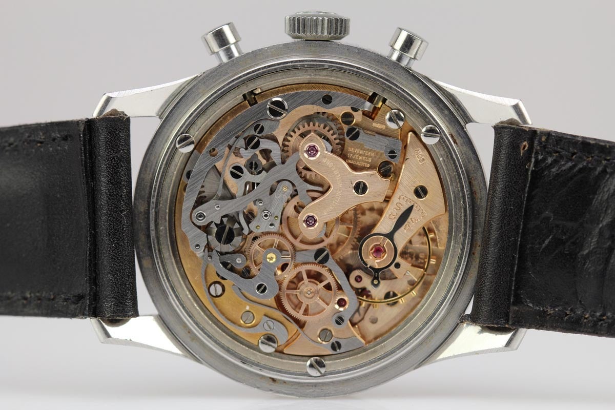 Breitling Stainless Steel Navitimer Chronograph Wristwatch c. 1955 3