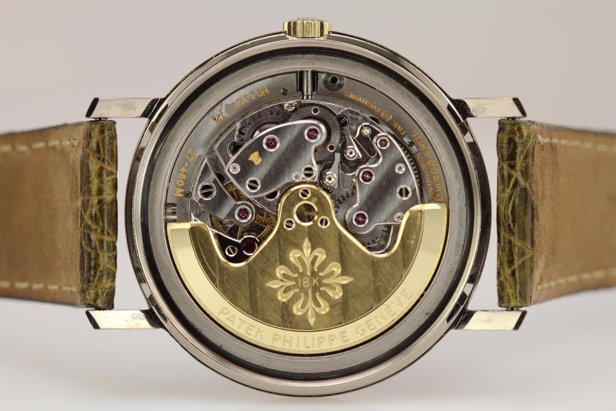 Patek Philippe White Gold Calatrava Automatic Wristwatch Ref 3445 2