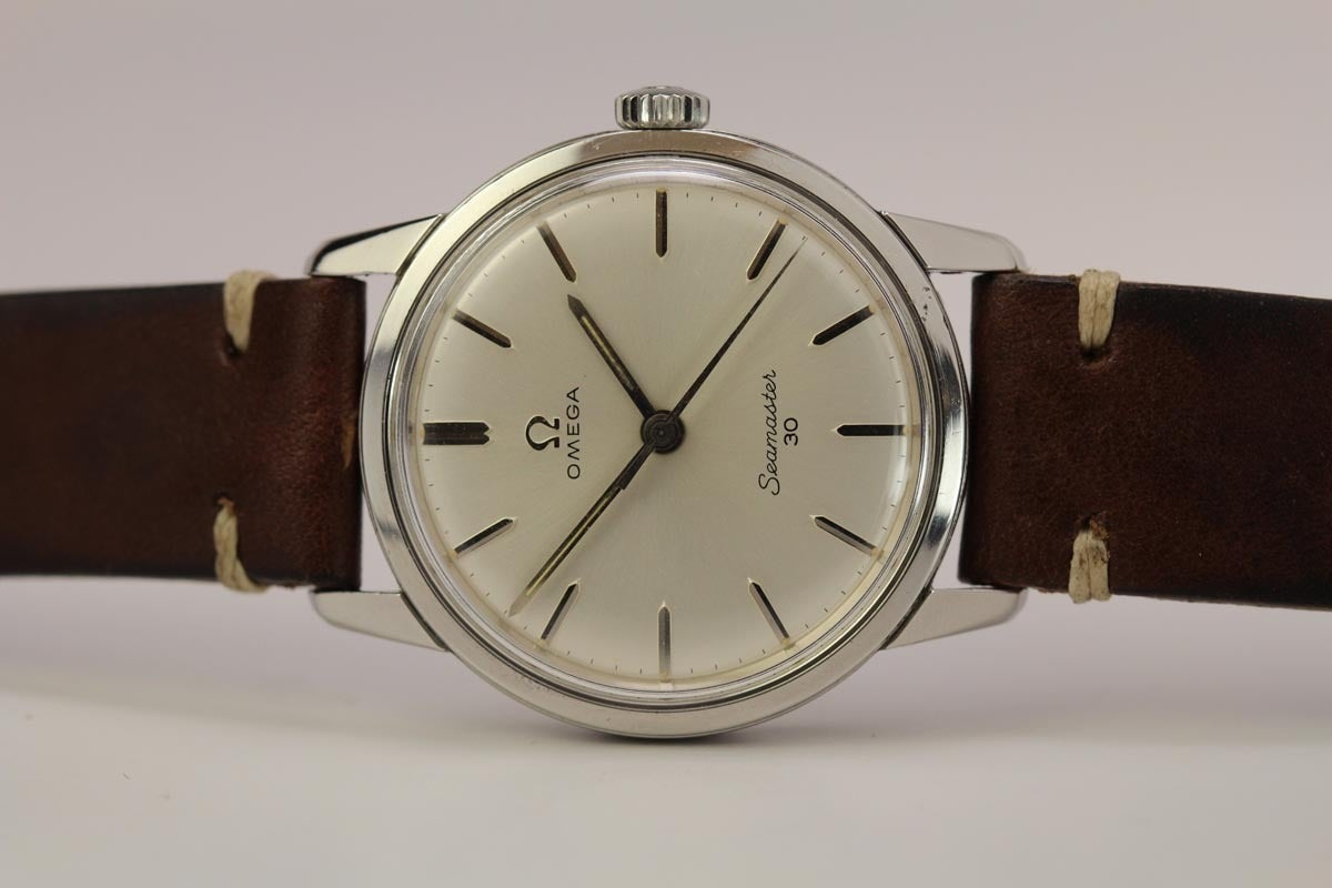 Omega Stainless Steel Seamaster 30 Wristwatch In Excellent Condition In Miami Beach, FL
