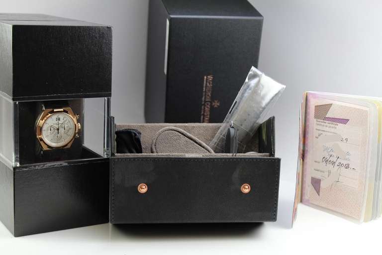 Vacheron Constantin Rose Gold Overseas Chronograph Wristwatch circa 2010s