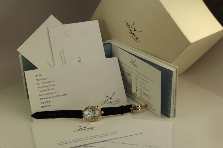 Women's Breguet Lady's Yellow Gold and Diamond Reine de Naples Wristwatch