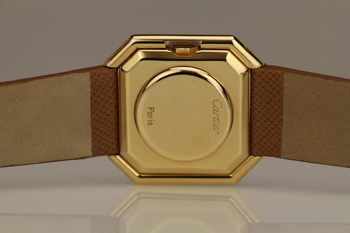 Men's Cartier Yellow Gold Ceinture Automatic Wristwatch