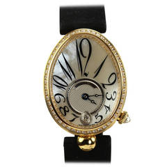 Breguet Lady's Yellow Gold and Diamond Reine de Naples Wristwatch