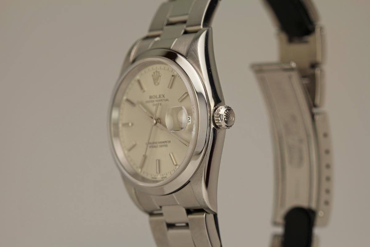 Rolex Stainless Steel Midsize Date Wristwatch Ref 15200 1